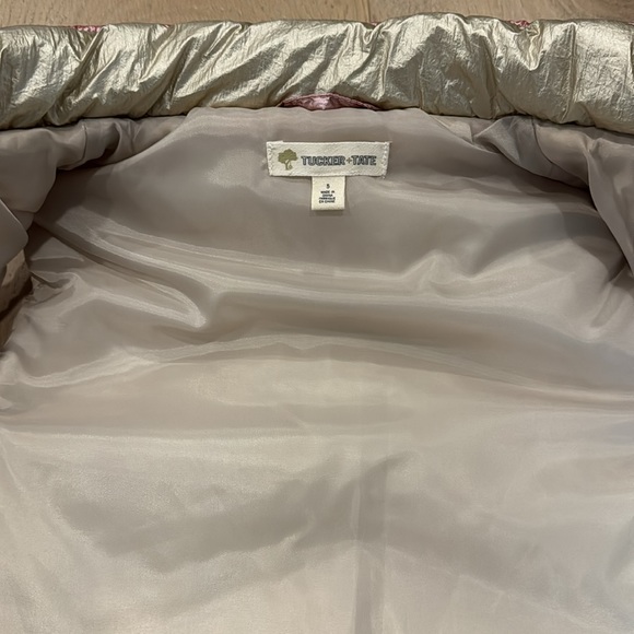 Tucker + Tate Girls Metallic Chevron Vest in Sz 5 - Picture 3 of 3